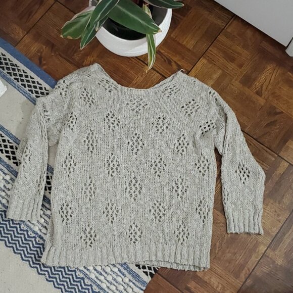 YDE Soft Non-itch Honeycomb Knit Boatneck Wool Blend Sweater - Picture 12 of 15